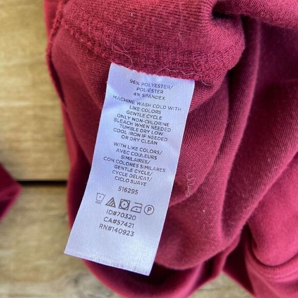 Lou & Grey Velour Wide Leg Track Suit Size Large - Picture 6 of 9